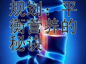 科学膳食规划：平衡营养的秘诀